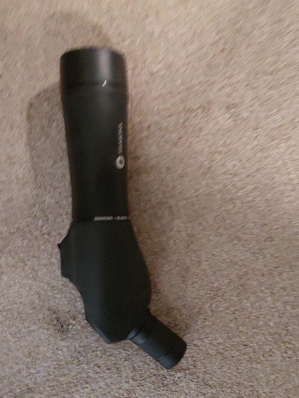 Black Angled Spotting Scope